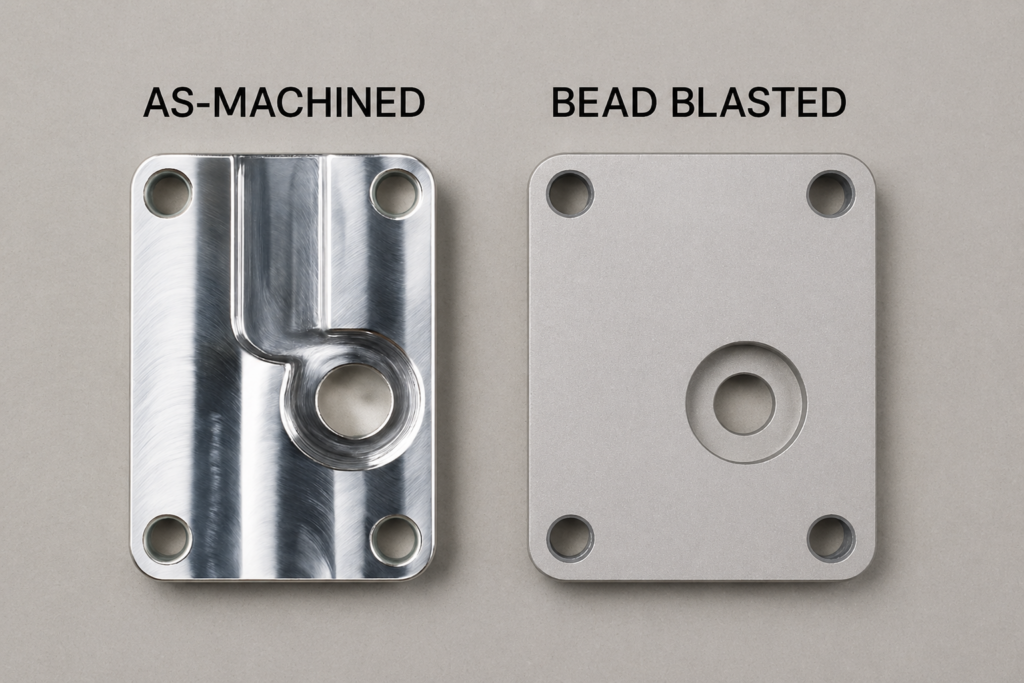 surface finishes polishing bead blasting