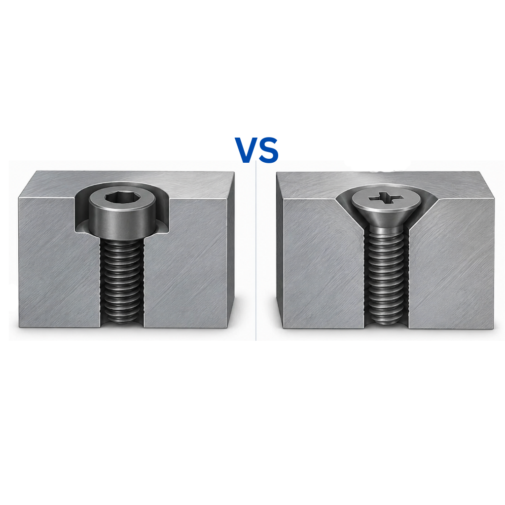 counterbore VS countersink