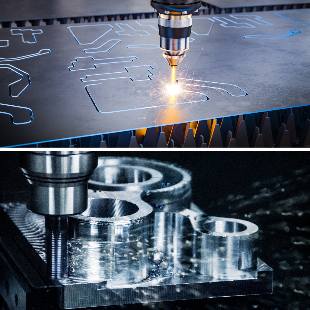 Laser Cutting vs CNC Milling