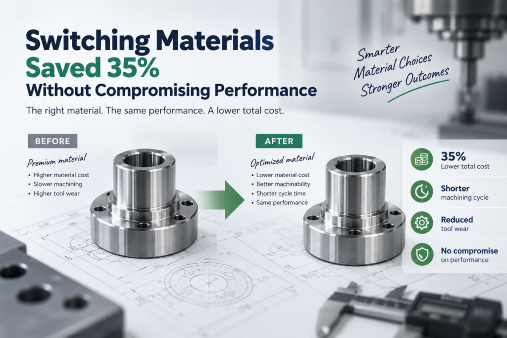 material optimization in CNC machining